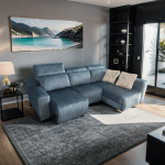 Sofá a medida Yago, con chaise longue – Home Dreams Madrid