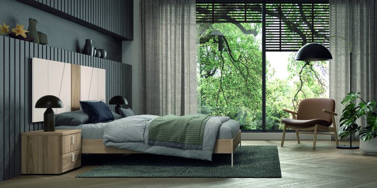 Dormitorio cabecero mesitas a medida con luz LED – Home Dreams Design