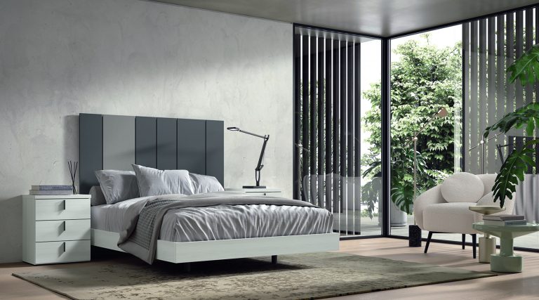 Dormitorio cabecero mesitas a medida con luz LED – Home Dreams Design