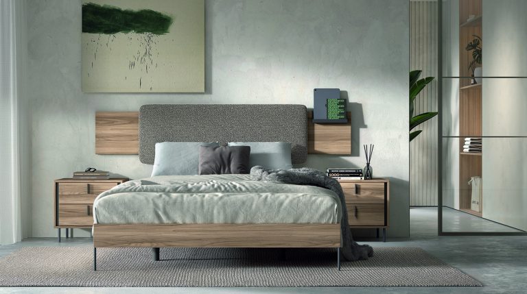 Dormitorio cabecero mesitas a medida con luz LED – Home Dreams Design