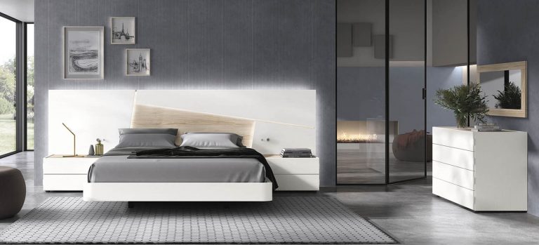 Dormitorio cabecero mesitas bancada – Home Dreams Design