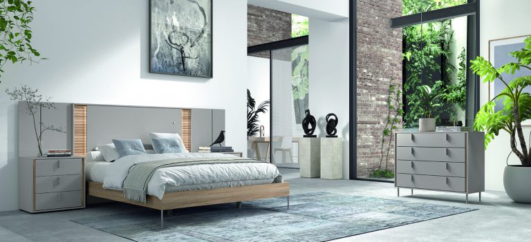Dormitorio cabecero mesitas cómoda a medida con luz LED – Home Dreams Design
