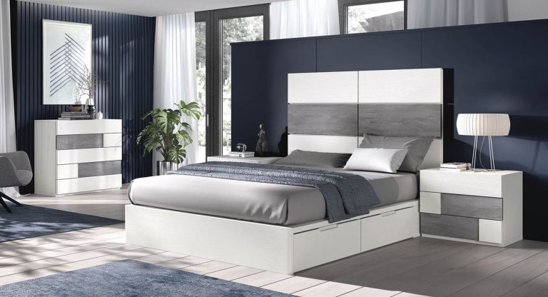 Dormitorio cabecero mesitas tatami 4 cajones cómoda – Home Dreams Design