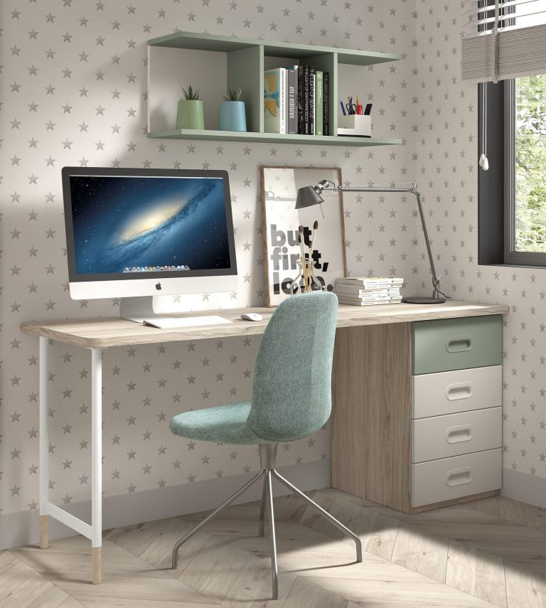 Habitación juvenil cama abatible – Home Dreams Design