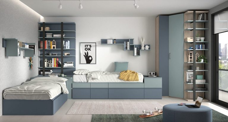 Habitación juvenil camas modulares – Home Dreams Design