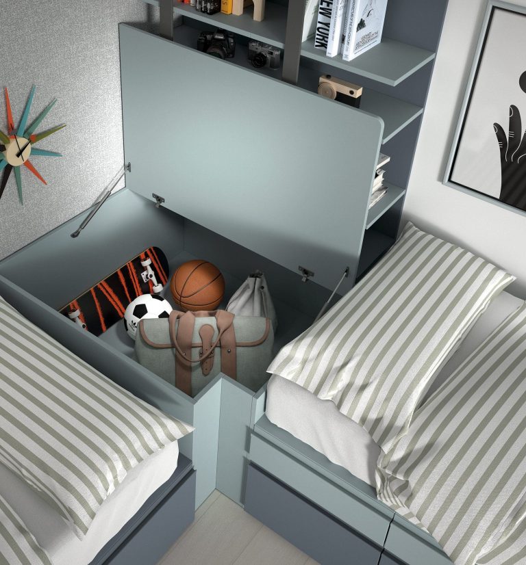 Habitación juvenil camas modulares – Home Dreams Design