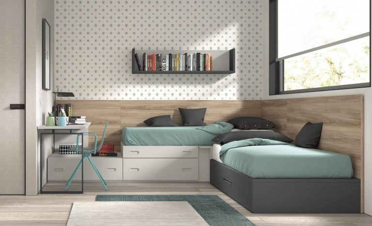 Habitación juvenil camas modulares – Home Dreams Design