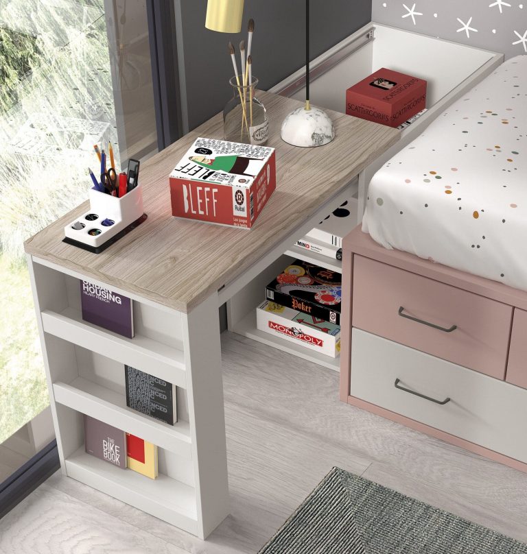 Habitación juvenil compacto cajones – Home Dreams Design