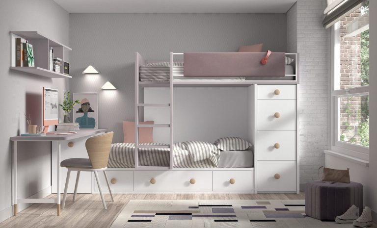 Habitación juvenil: Literas y trenes