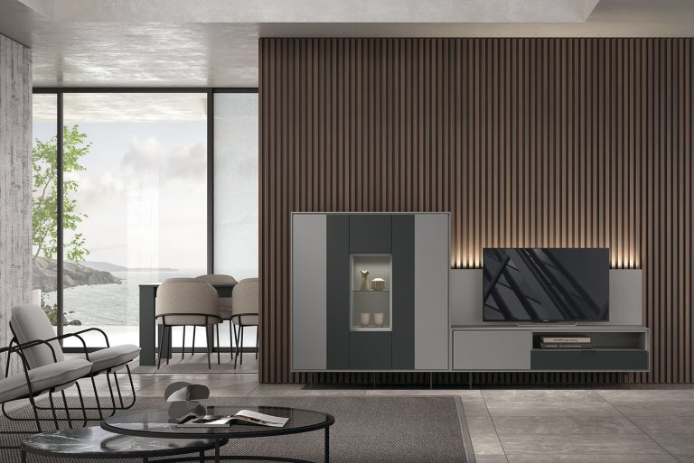 Mueble de salón palillería LED – Home Dreams Design