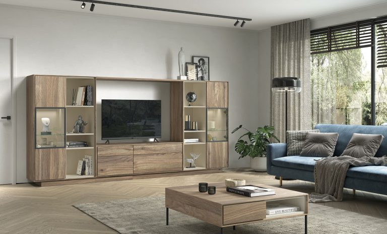 Mueble de salón palillería LED – Home Dreams Design