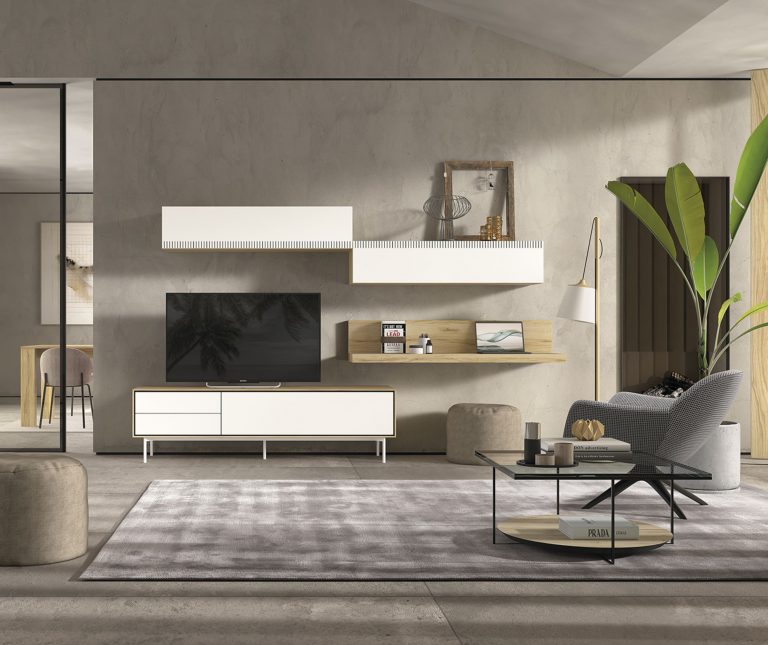 Mueble de salón palillería LED – Home Dreams Design