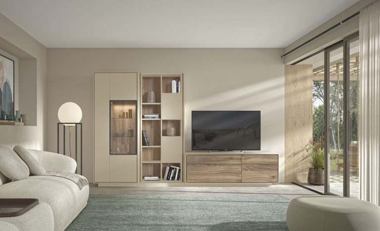 Mueble de salón palillería LED – Home Dreams Design