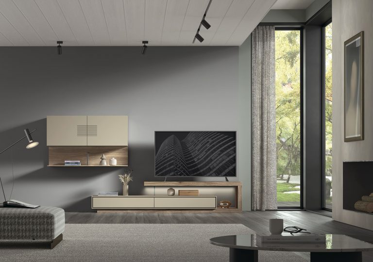 Mueble de salón palillería LED – Home Dreams Design
