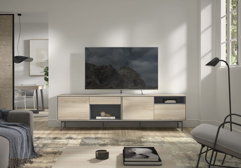 Mueble de salón palillería LED – Home Dreams Design