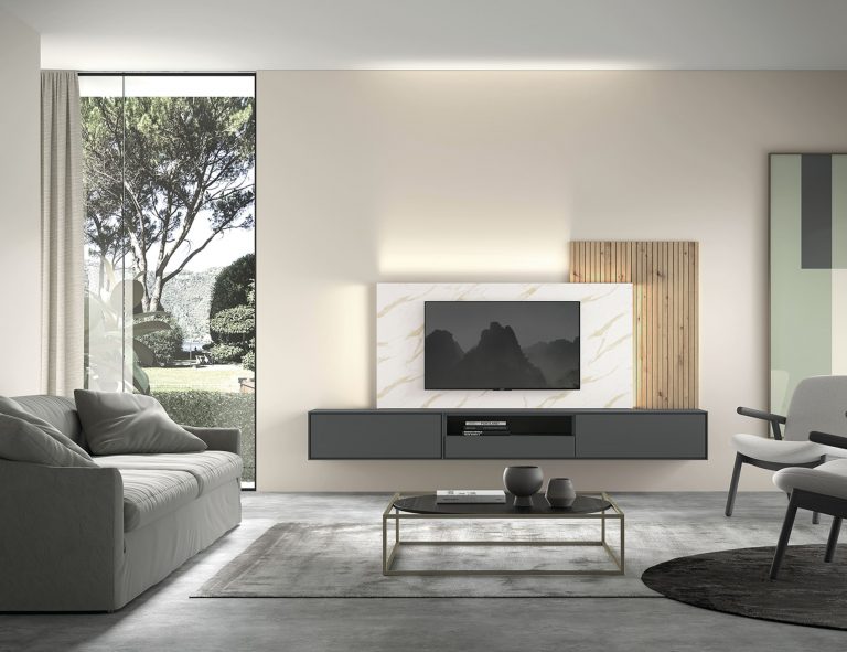 Mueble de salón palillería LED – Home Dreams Design