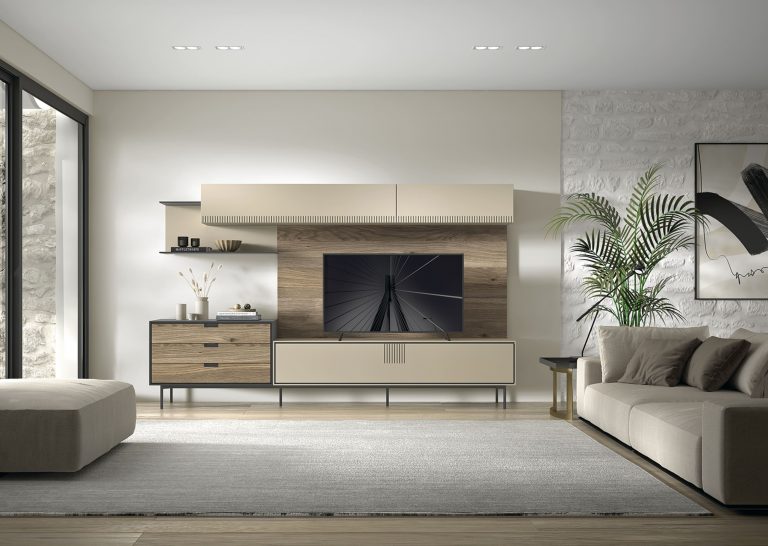 Mueble de salón palillería LED – Home Dreams Design