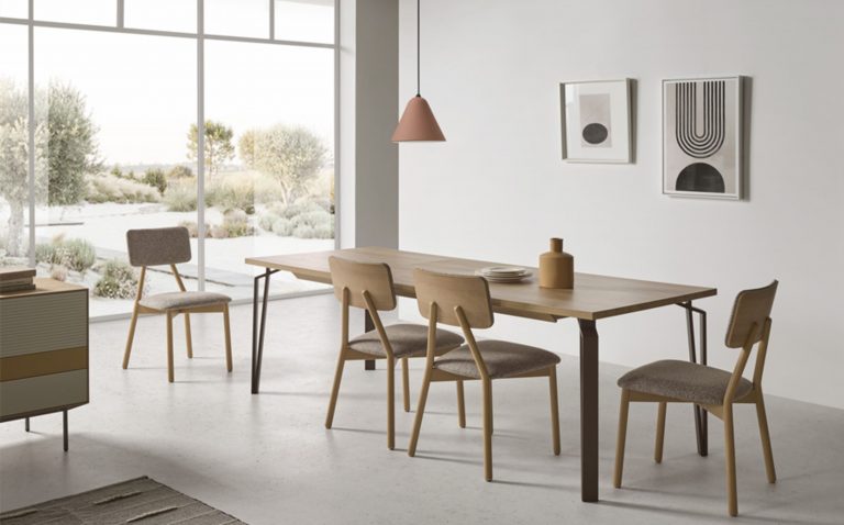 Mesa de comedor extensible abierta – Home Dreams Design