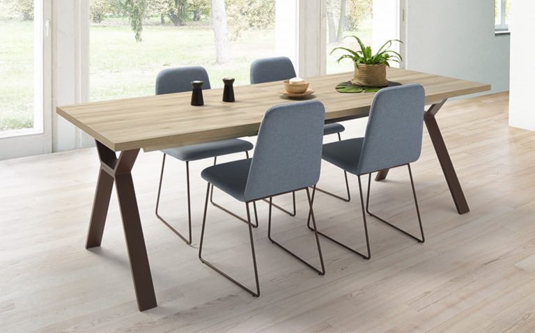 Mesa de comedor extensible abierta – Home Dreams Design
