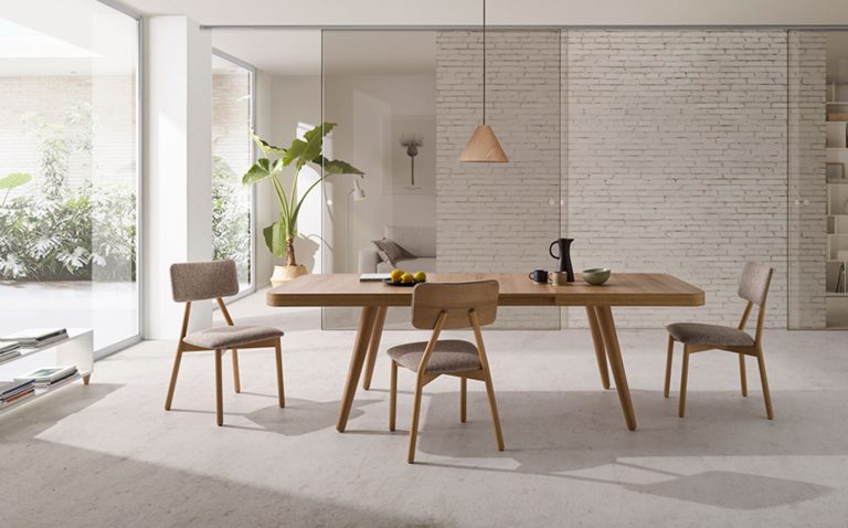 Mesa de comedor extensible abierta – Home Dreams Design
