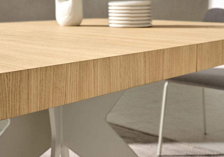 Mesa de comedor extensible detalle – Home Dreams Design
