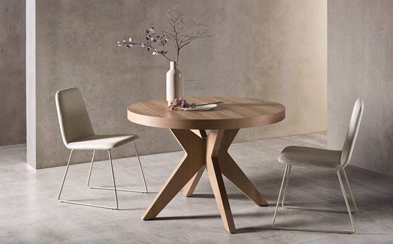 Mesa de comedor redonda extensible – Home Dreams Design