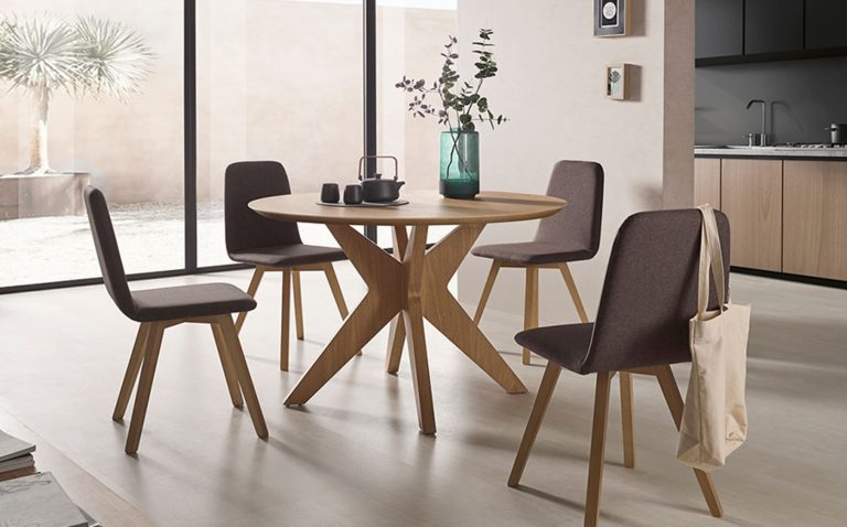 Mesa de comedor redonda fija – Home Dreams Design