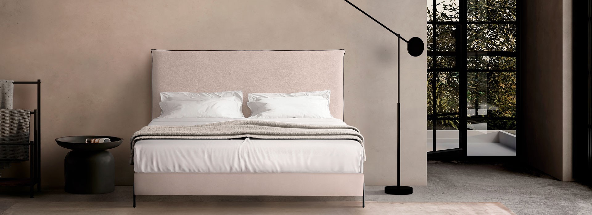 Cabecero tapizado – Colección Arco