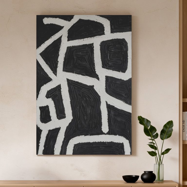 Cuadro abstracto, 80 × 120 cm – Home Dreams Design