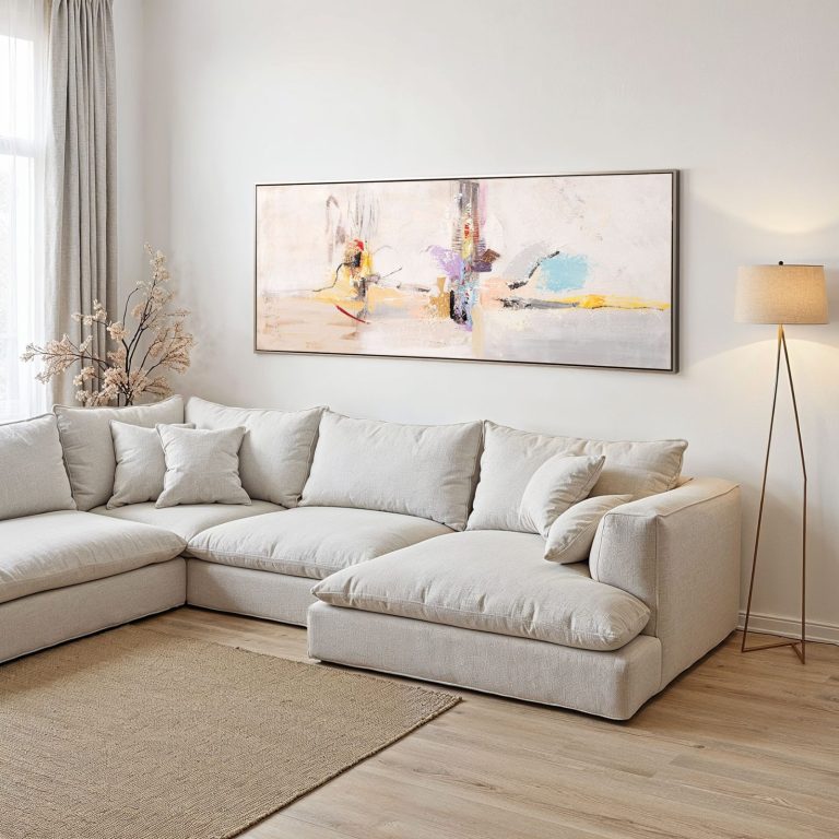 Cuadro abstracto, 160 × 60 cm – Home Dreams Design