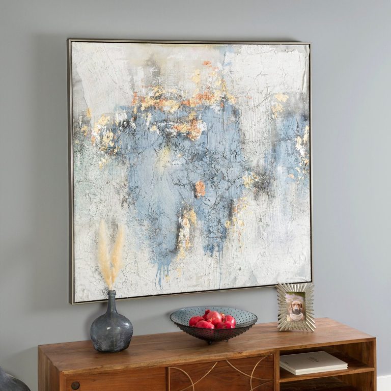 Cuadro abstracto, 120 × 120 cm – Home Dreams Design
