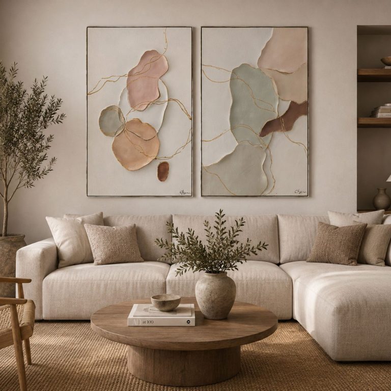 Pareja de cuadros, 2 cuadros de 80 × 120 cm – Home Dreams Design