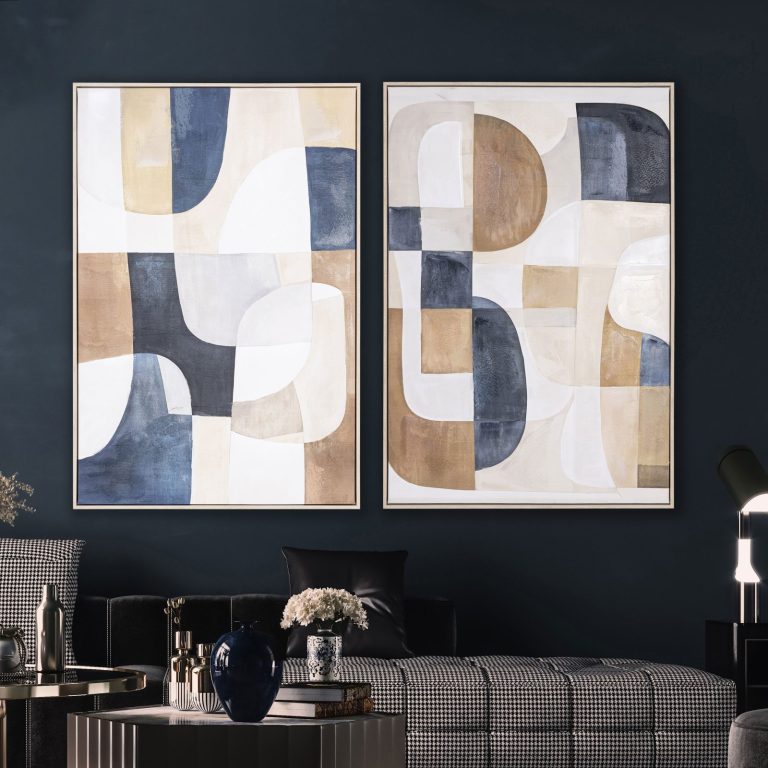 Pareja de cuadros, 2 cuadros de 60 × 90 cm – Home Dreams Design