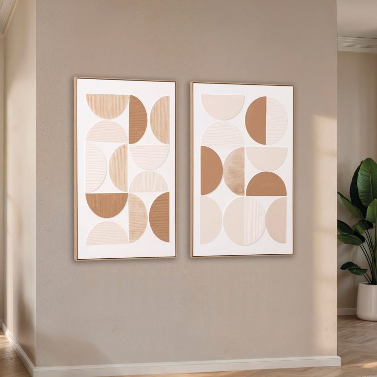 Pareja de cuadros, 80 × 120 cm – Home Dreams Design