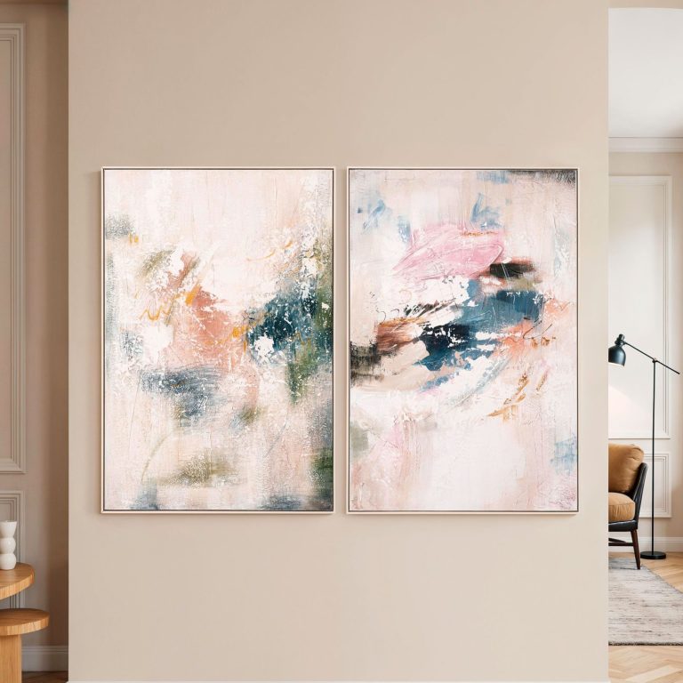 Pareja de cuadros, 80 × 120 cm – Home Dreams Design
