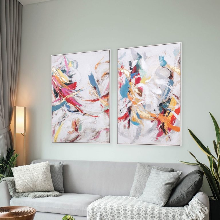 Pareja de cuadros, 80 × 120 cm cada uno – Home Dreams Design
