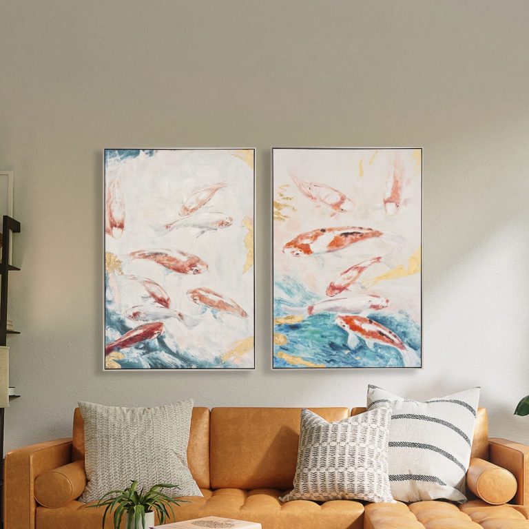 Pareja de cuadros, 80 × 120 cm cada uno – Home Dreams Design