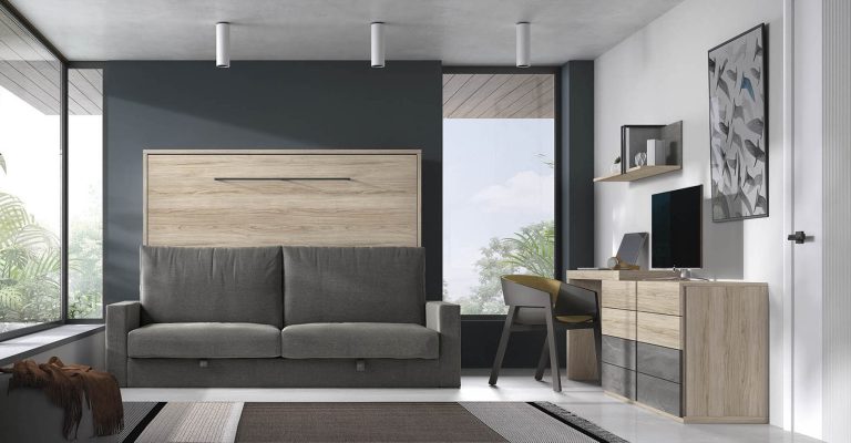 Dormitorio con cama abatible – Home Dreams Design
