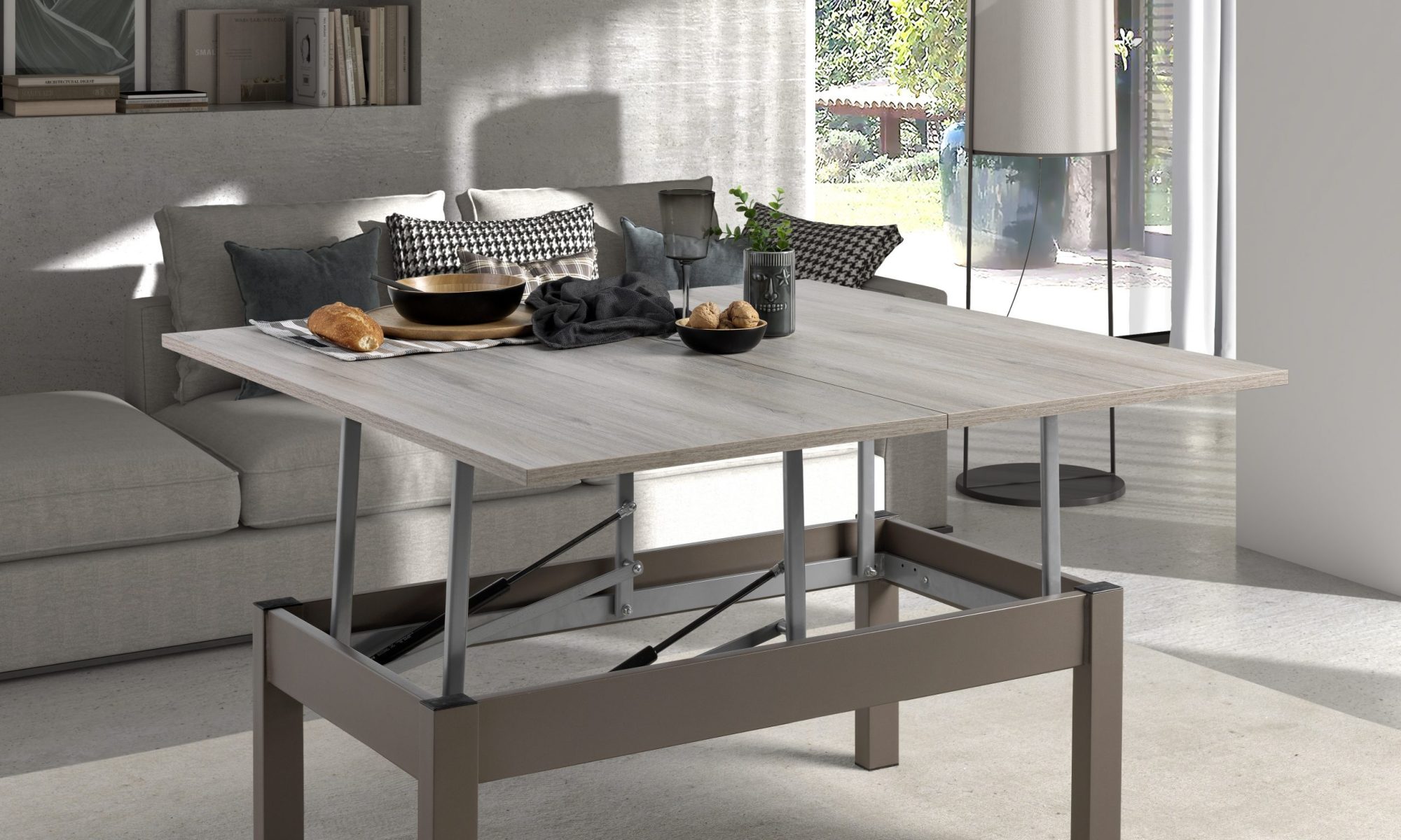 Mesa de centro convertible en comedor – Home Dreams Design