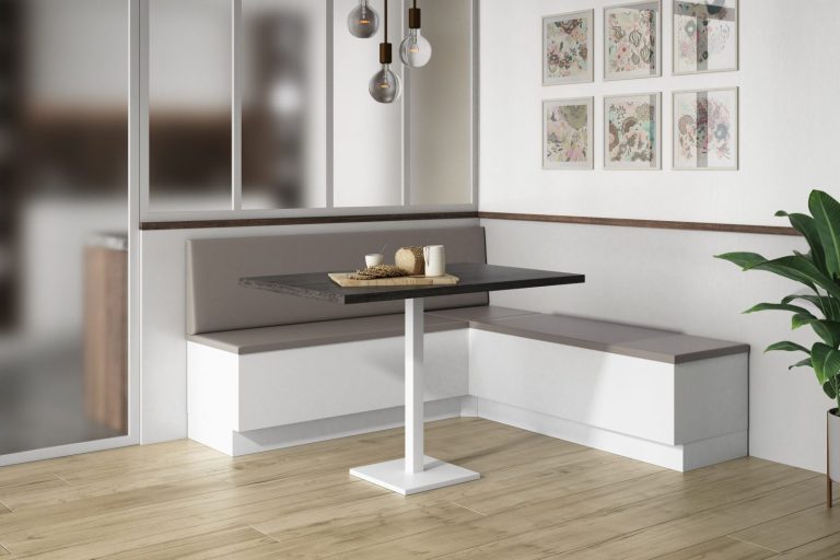 Mesas con banco o rinconera – Home Dreams Design