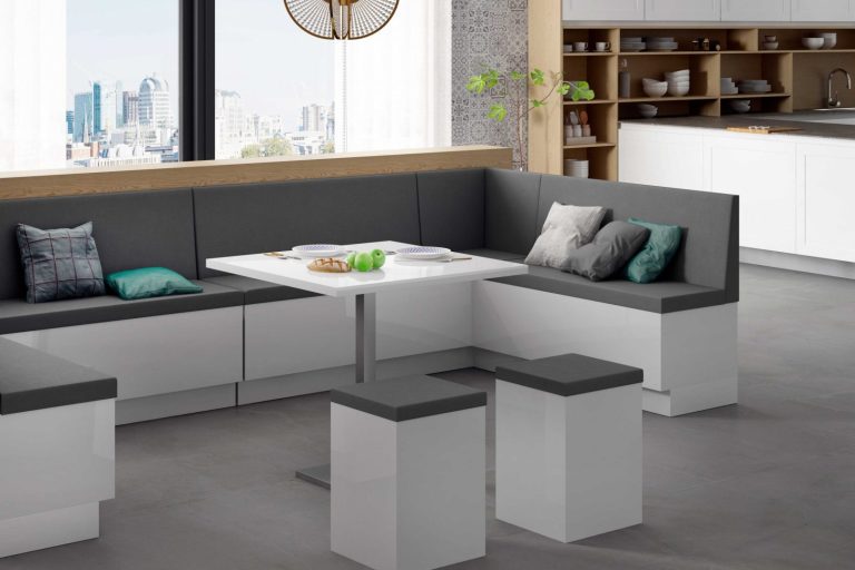Mesas con banco o rinconera – Home Dreams Design