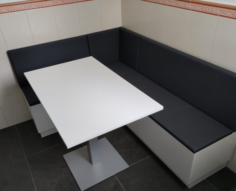 Mesas con banco o rinconera – Home Dreams Design